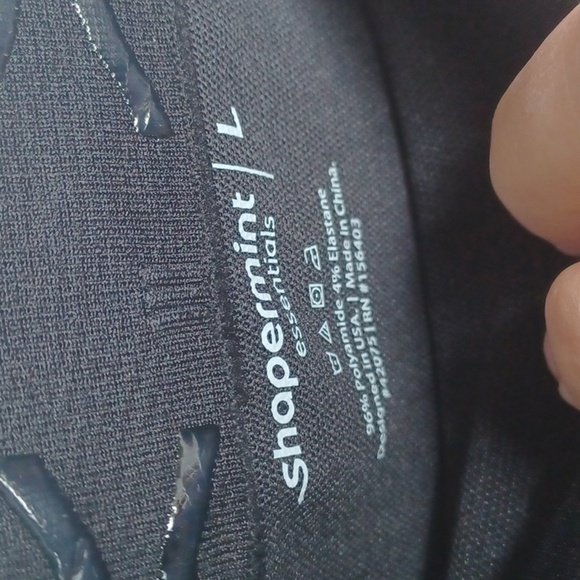 Shapermint Black High Waisted Shaping Leggings Large - Picture 4 of 5